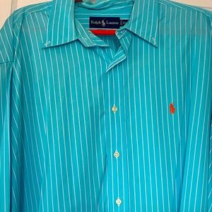Ralph Lauren Button Down Striped Long Sleeve Shirt